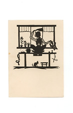 Ansichtskarte Scherenschnitt Das tapfere Schneiderlein /23