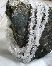 BERGKRISTALL  Edelstein-Kette