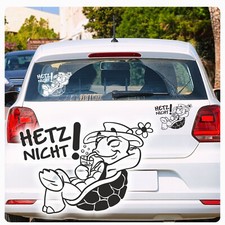 Hetz nicht! Autoaufkleber