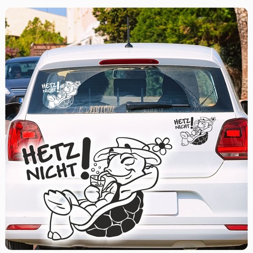 Hetz nicht autoaufkleber - nicht!,
