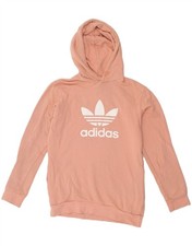Adidas Herren Grafik Hoodie Pullover Small Rosa Baumwolle BD02