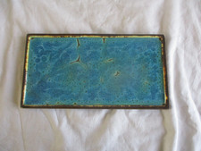 Keramik - Königs / Kuchenplatte   blau / braun