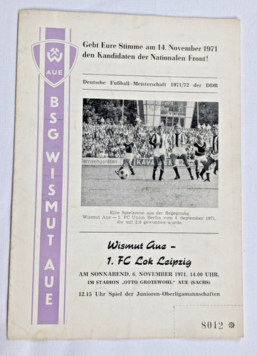 Orig programm bsg wismut - orig., aue