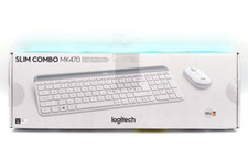 Logitech MK470 Slim Funk-Tastatur-Maus-Set - Weiß QWERTZ Deutsch (920-009189)