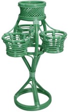 Rattan blumenständer - rattan, blumenständer/