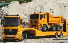 2-STÜCK RC TIEFLADER LKW