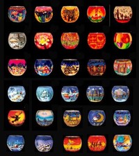 Leuchtglas Windlicht