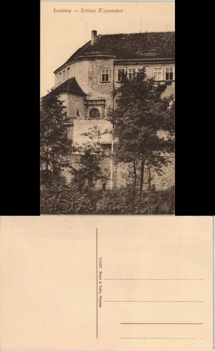 Ansichtskarte radeberg schloß - radeberg,