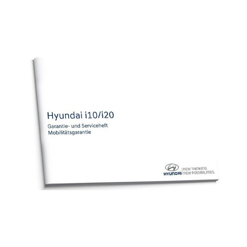 Hyundai i10 i20 serviceheft - hyundai,