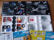 Tronico Metallbaukasten 5 in 1 Konstruktions-Set Bausatz Fahrzeuge und Flugzeuge