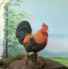 Stehender Hahn Figur Deko