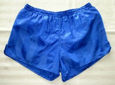 BLAUE SPORTHOSE - GLANZSHORTS