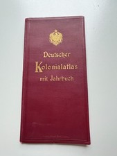 Deutscher Kolonialatlas mit Jahrbuch, Ausgabe 1912, ORIGINAL