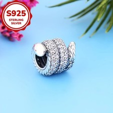 Charm Anhänger Perle 925 Silber für Armband/Bettelarmband oder Halskette 
