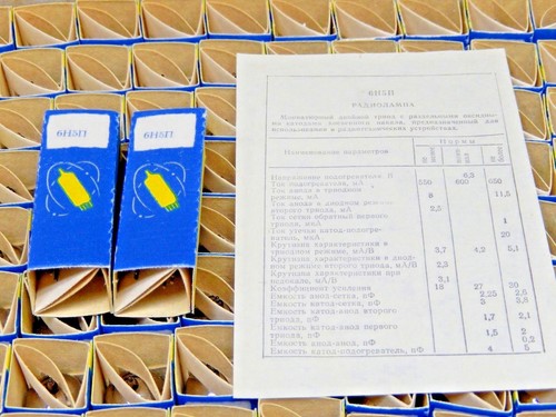 6n5p russian audiophile tubes - russian,