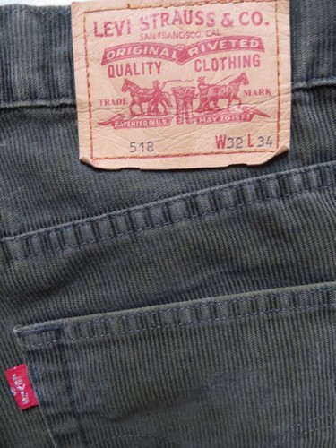 Levi 518 shoecut cord jeans - levi's,