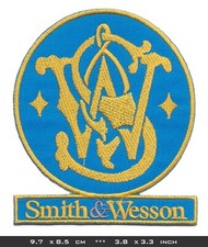 SMITH WESSON Aufnäher Patches Waffen Schützensport Pistolen Colts USA v01