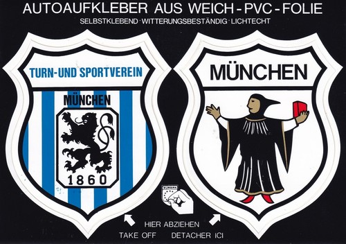 Tsv 1860 münchen - 1860, aufkleber