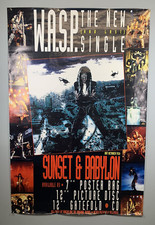 Wasp Blackie Lawless Poster