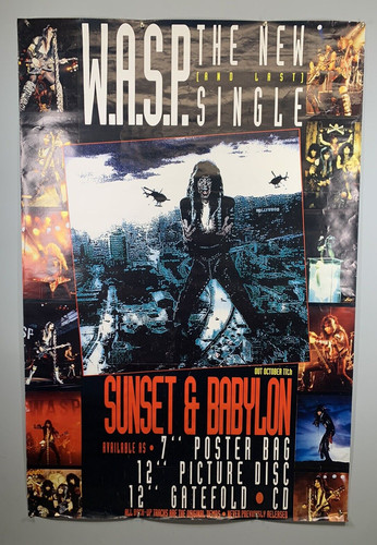 Wasp blackie lawless - blackie, poster