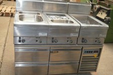 EKU Snack 2001 Gastronomie Bain-Marie Bainmarie Imbiss mit Kühlung 0/+10°C  (LW)