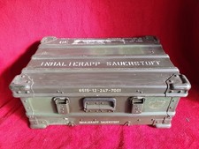 1x Zarges Kiste Transport Box A5 Alu Bundeswehr Army 60x40x25 Sauerstoff leer