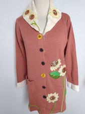 Damen Strickjacke Cardigan Applikationen bestickt Perlen STORYBOOK KNITS Gr.42