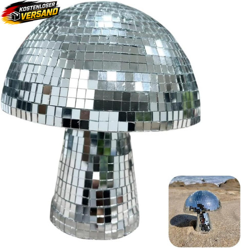 Disco ball pilz silber - disco,