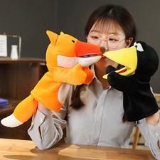 Plüsch Handpuppe Tiere Vogel