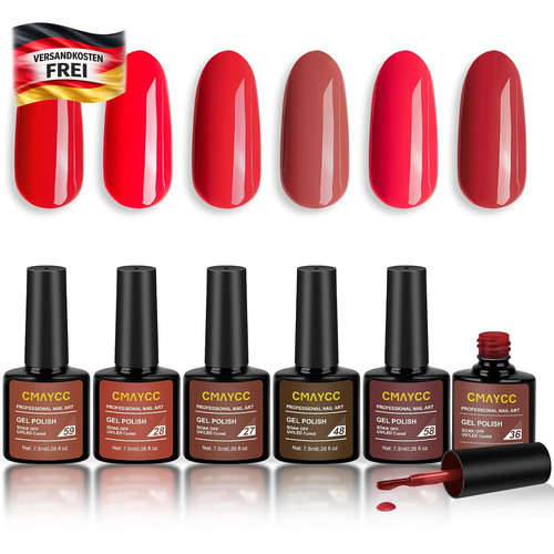 Nagellack set 6x7 - nagellack, 6x7.5ml