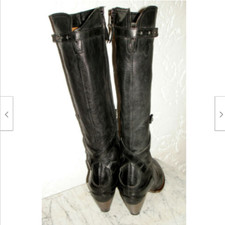 Airstep robuste Damen Stiefel Echtleder schwarz Gr. 39