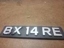 Citroen schriftzug BX 14 RE