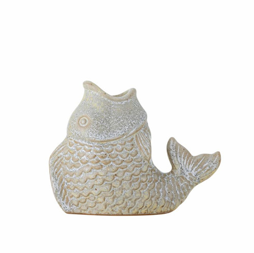 Kerzenhalter fisch keramik - kerzenhalter,