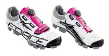 MTB Schuhe CRYSTAL LADY weiss pinke Lasche