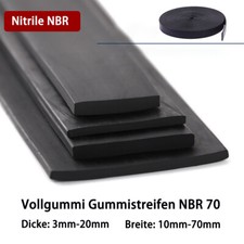 Vollgummi Gummistreifen NBR