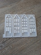 Silikonformen Gießformen Grachtenhäuser Einsätze gebraucht