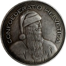 5 Schweizer Franken  Medaille