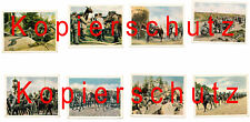 Zigaretten-Sammelbilder, Der Weltkrieg 1918, 8 Bilder, ca. 60x45mm