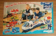 Seltene Werbung PLAYMOBIL 4016 RC train Radio Control Express RCE 2003