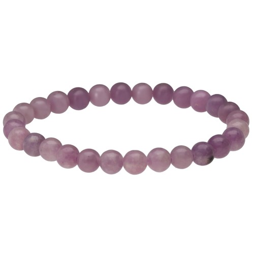 Lepidolith kugelarmband 6 mm - lepidolith,