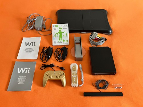 Nintendo wii konsole - konsole, schwarz