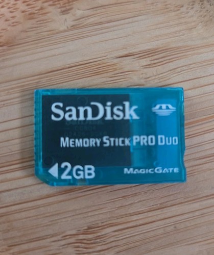 Sandisk memory stick pro duo - memory,