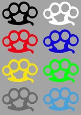 Aufkleber Schlagring