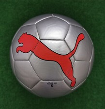 Fußball Puma King Graphic silber-rot [Größe 5] Sammler