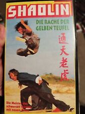 VHS RARITÄT: SHAOLIN - DIE RACHE  DER GELBEN TEUFEL Superzustand 