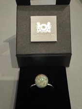 Trollbeads retired Meditation silver ring, size 54