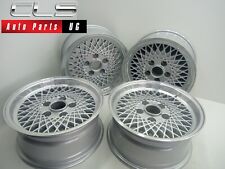 4 Stück ALUFELGE 15 ZOLL King BMW E32 E34 E28 E23 E30 7Jx15 ET11 KBA 41369