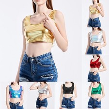 Glänzende ärmellose