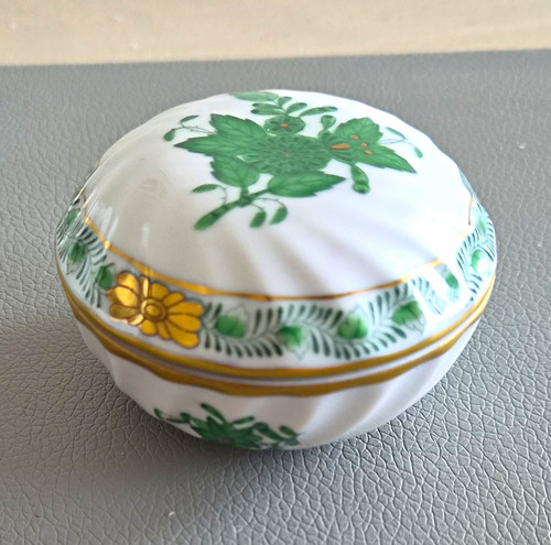 Herend porzellan dose mit - porzellan,