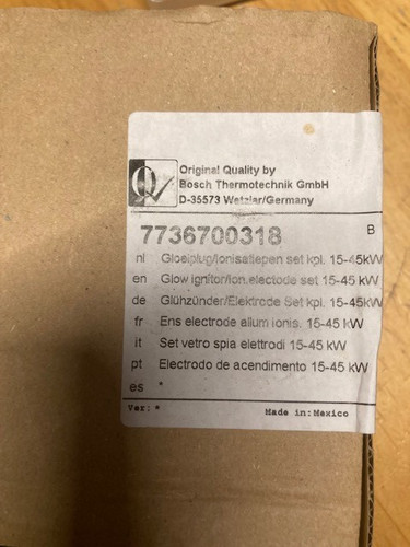 Glühzünder elektrode set - glühzünder/elektrode,